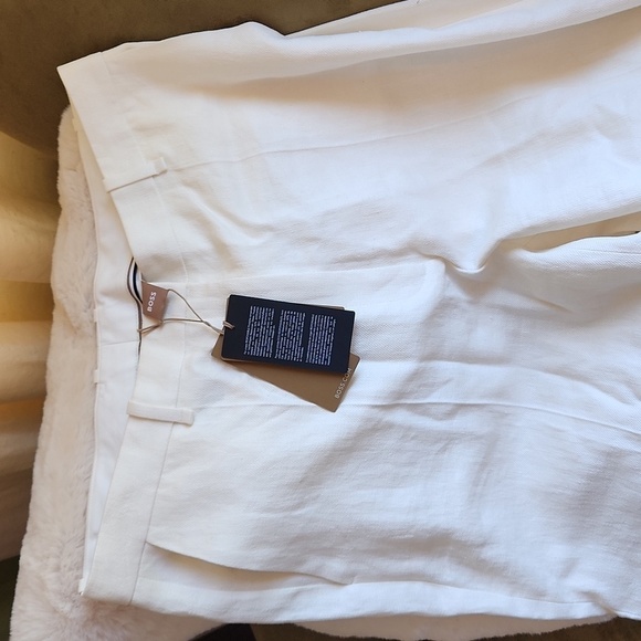 NWT Off White BOSS Wide Leg Pants-Size 14 - Picture 2 of 7